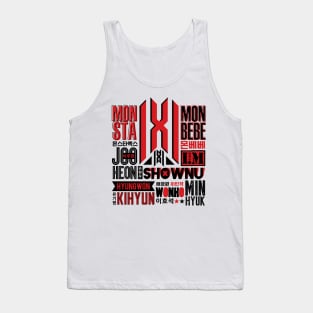 MONSTA X Font Collage 2 Tank Top